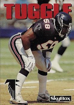1992 SkyBox Impact #65 Jessie Tuggle Front