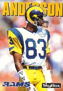 1992 SkyBox Impact #78 Willie Anderson Front