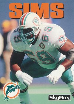 1992 SkyBox Impact #81 Keith Sims Front