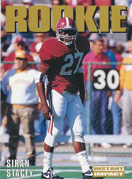 1992 SkyBox Impact #335 Siran Stacy Front
