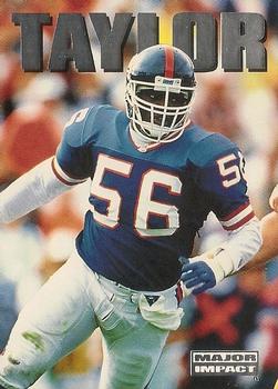 1992 SkyBox Impact - Major Impact #M20 Lawrence Taylor Front
