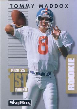 1992 SkyBox Prime Time #166 Tommy Maddox Front