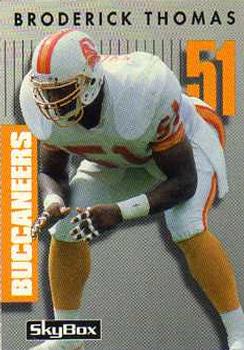 1992 SkyBox Prime Time #193 Broderick Thomas Front