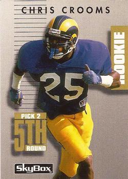1992 SkyBox Prime Time #199 Chris Crooms Front