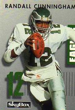 1992 SkyBox Prime Time #300 Randall Cunningham Front