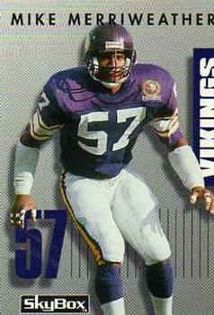 1992 SkyBox Prime Time #321 Mike Merriweather Front