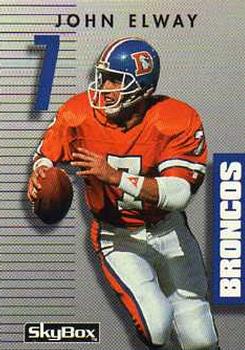 1992 SkyBox Prime Time #050 John Elway Front