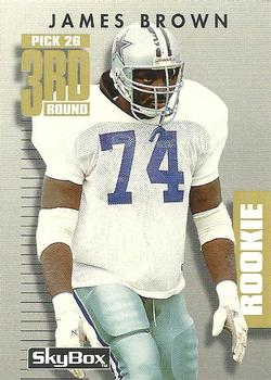 1992 SkyBox Prime Time #343 James Brown Front