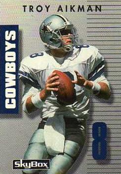 1992 SkyBox Prime Time #008 Troy Aikman Front
