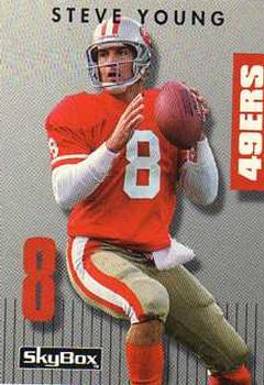 1992 SkyBox Prime Time #099 Steve Young Front