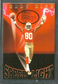 1992 SkyBox Prime Time - Poster Cards #M07 Jerry Rice Front