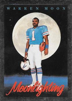 1992 SkyBox Prime Time - Poster Cards #M12 Warren Moon Front