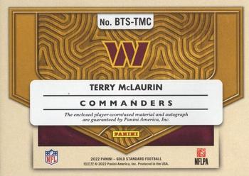 2022 Panini Gold Standard - Bullion Brand Tags Signatures #BTS-TMC Terry McLaurin Back