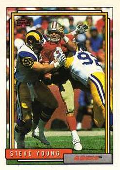 1992 Topps #191 Steve Young Front