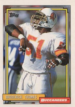 1992 Topps #389 Broderick Thomas Front