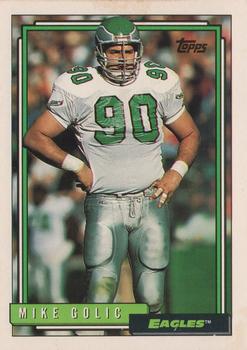 1992 Topps #397 Mike Golic Front