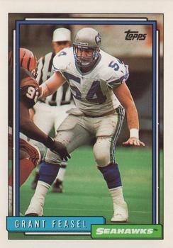 1992 Topps #398 Grant Feasel Front