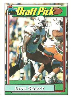 1992 Topps #498 Leon Searcy Front