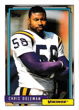 1992 Topps #585 Chris Doleman Front