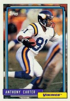 1992 Topps #450 Anthony Carter Front