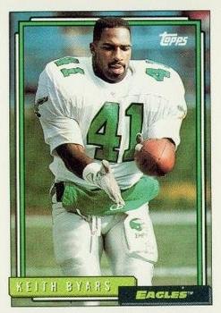 1992 Topps #520 Keith Byars Front