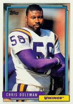 1992 Topps #585 Chris Doleman Front
