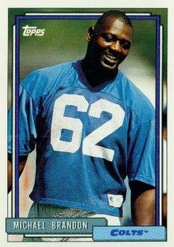 1992 Topps #731 Michael Brandon Front