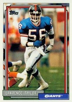 1992 Topps #756 Lawrence Taylor Front
