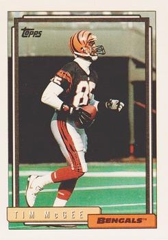 1992 Topps #1 Tim McGee Front