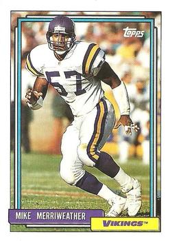 1992 Topps #132 Mike Merriweather Front