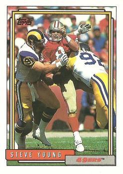 1992 Topps #191 Steve Young Front