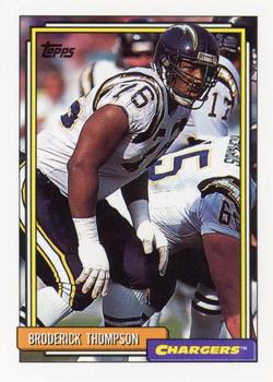 1992 Topps #297 Broderick Thompson Front
