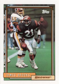 1992 Topps #509 James Brooks Front