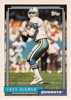 1992 Topps #744 Troy Aikman Front
