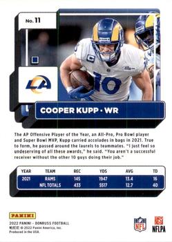 2022 Donruss #11 Cooper Kupp Back