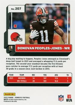 2022 Donruss #207 Donovan Peoples-Jones Back