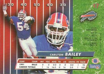 1992 Ultra #17 Carlton Bailey Back