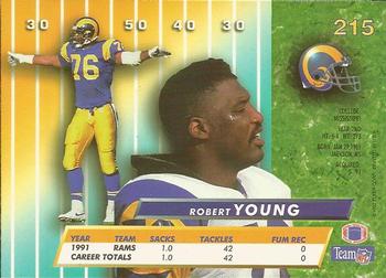 1992 Ultra #215 Robert Young Back