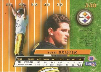 1992 Ultra #330 Bubby Brister Back