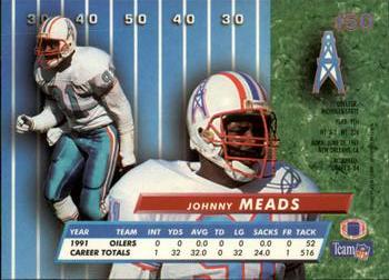 1992 Ultra #150 Johnny Meads Back