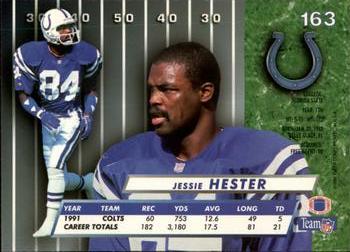 1992 Ultra #163 Jessie Hester Back