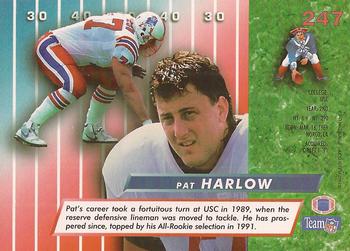 1992 Ultra #247 Pat Harlow Back