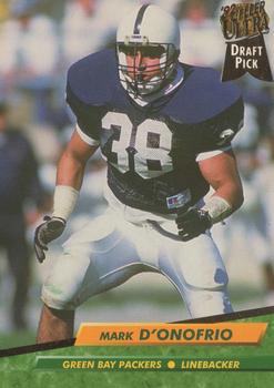 1992 Ultra #424 Mark D'Onofrio Front