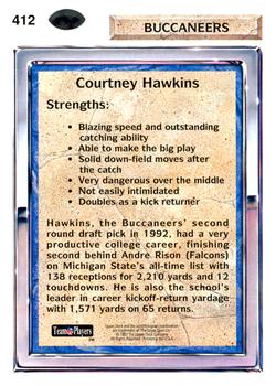 1992 Upper Deck #412 Courtney Hawkins Back