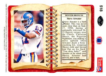 1992 Upper Deck #518 Steve Atwater Back