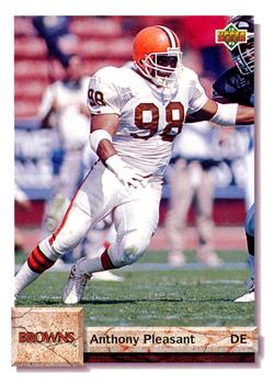 1992 Upper Deck #554 Anthony Pleasant Front