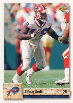1992 Upper Deck #586 Bruce Smith Front
