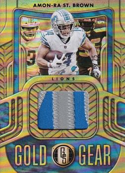 2022 Panini Gold Standard - Gold Gear Prime #GG-AST Amon-Ra St. Brown Front