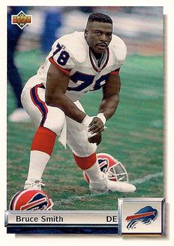 1992 Upper Deck - Gold #G48 Bruce Smith Front