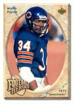 1992 Upper Deck - Football Heroes: Walter Payton #20 Walter Payton Front